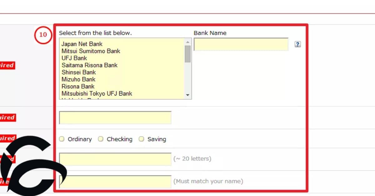 What is bank account name title