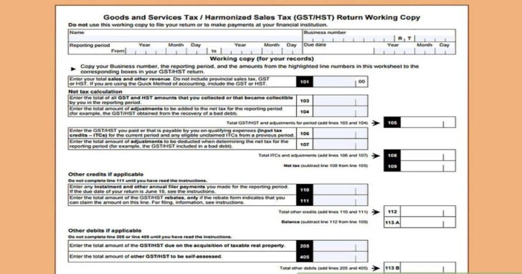 GST/HST Return Submission Methods