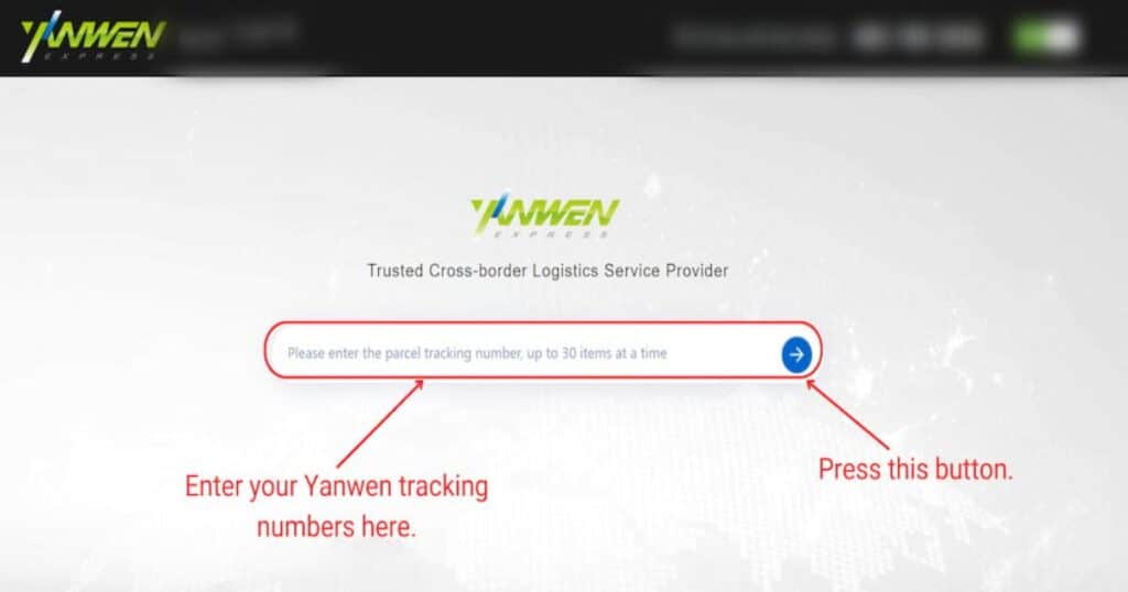 Where can I get international Yanwen tracking?