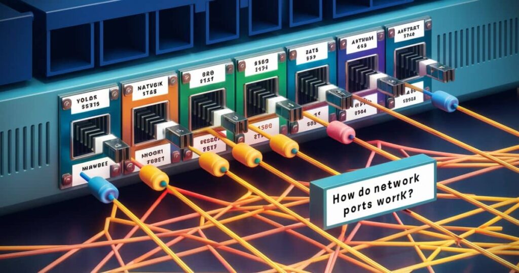 How do network ports work?