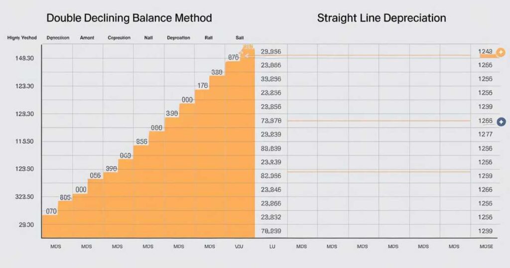 Double Declining Balance Method vs. Straight Line Depreciation